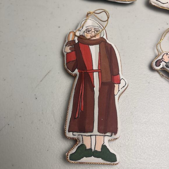 Dickens A Christmas Carol Character Ornaments Set Of 6 Vintage Holiday Decor - Picture 3 of 12
